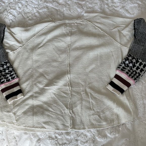 We the Free Sweater Jumper Knit Waffle Extra Large - Picture 5 of 9